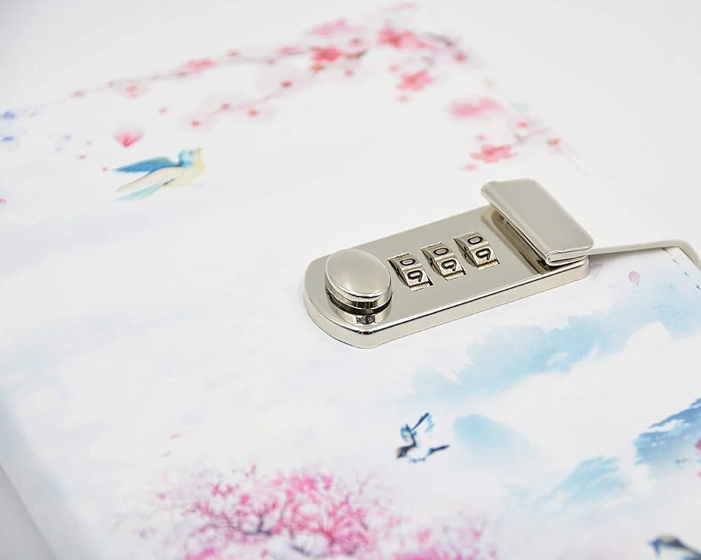 ZXHQ Diary with Lock for Women & Men, Secret Diary for Girls
